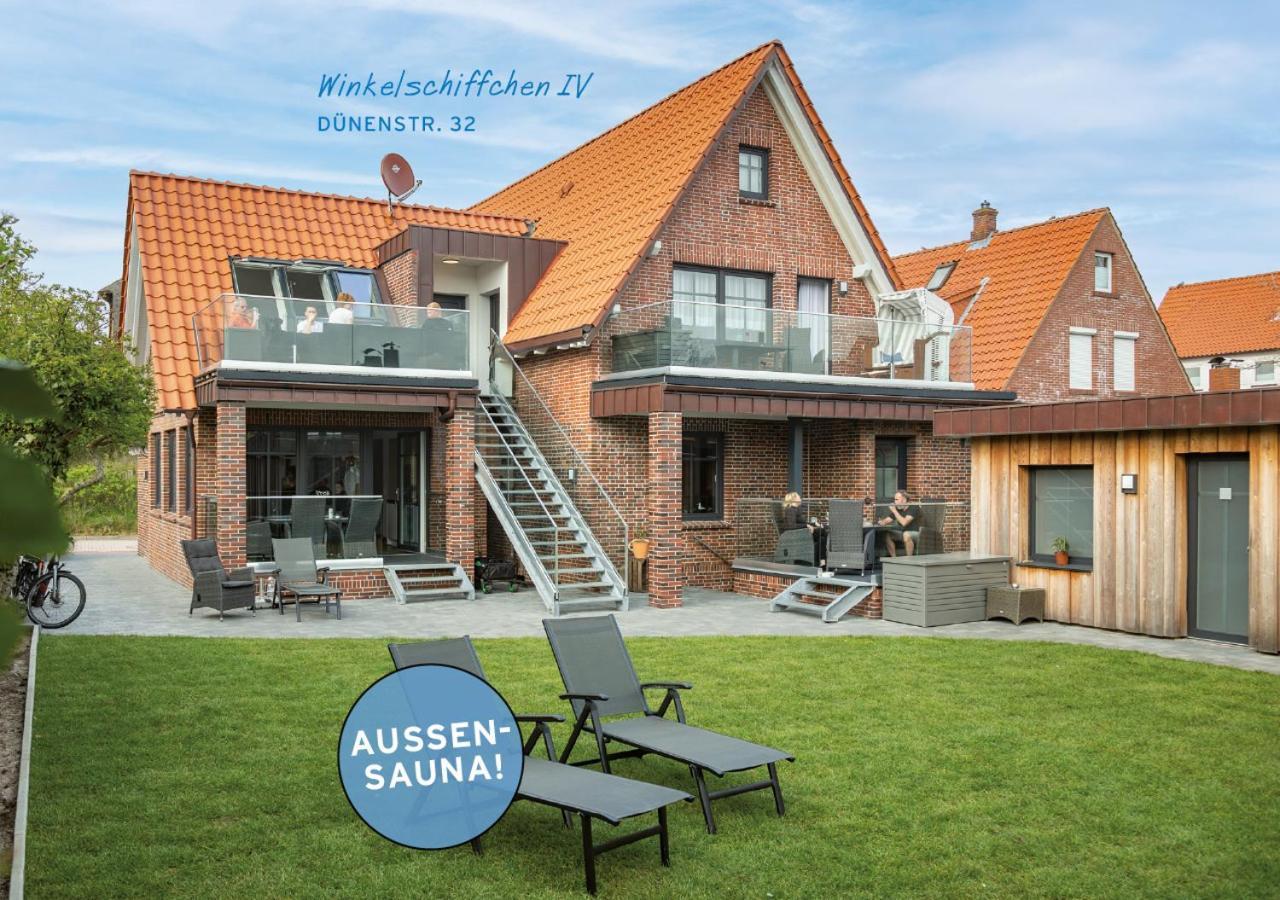 Winkelschiffchen IV Mit Sauna 于斯德 外观 照片